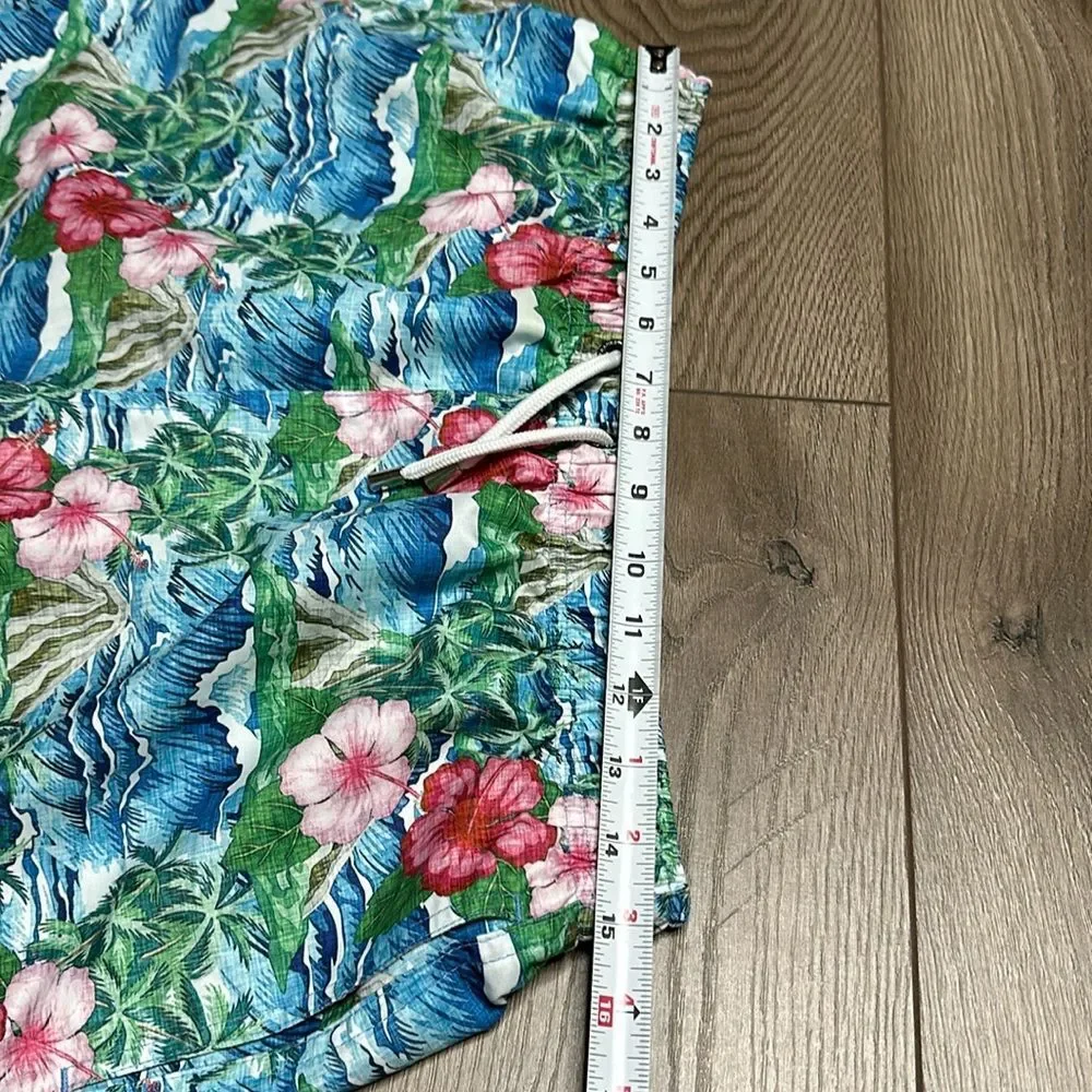 Franks 6” Volcano Oahu Floral Print Lined Swim Shorts Size‎ XL